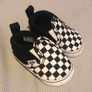 Never Worn!!! Newborn Slip-On Vans